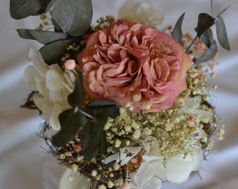 Garden Rose Preserved Rose Bouquet