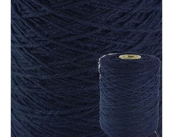 Acrylic Rug Yarn Cone 250g - Navy Blue