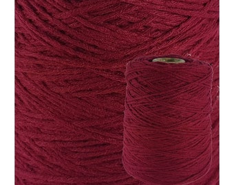 Acrylic Rug Yarn Cone 250g - Garnet