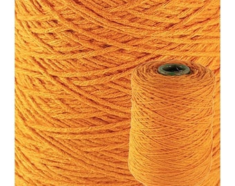 Acrylic Rug Yarn Cone 250g - Orange