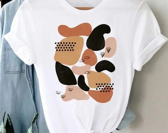 Printed short sleeve t-shirt