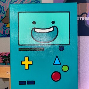 Adventure Time BMO Canvas Art Painting - Etsy