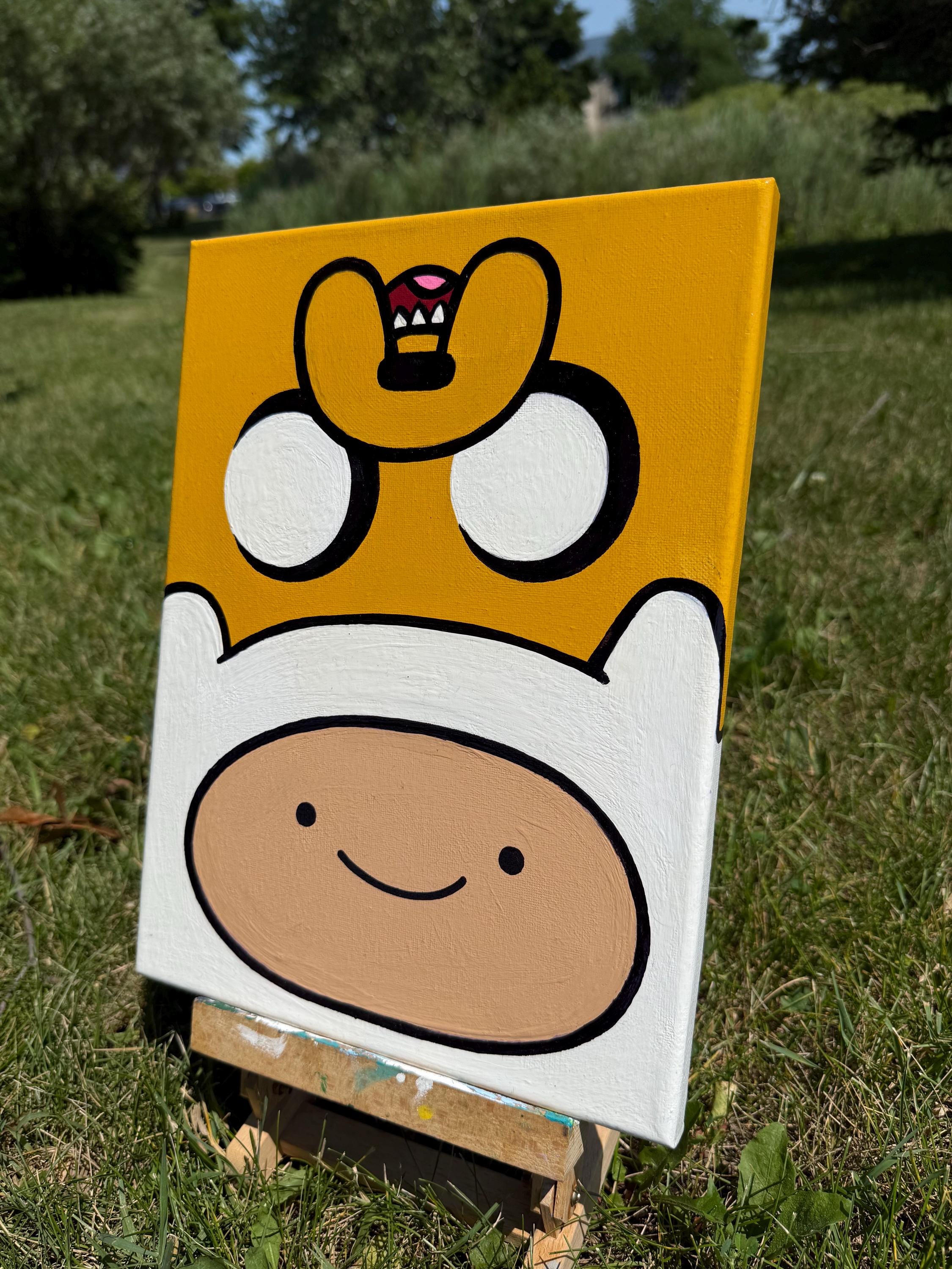 Finn & Jake Adventure Time Canvas Art Painting - Etsy