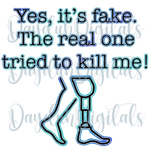 Funny Amputee PNG - Etsy
