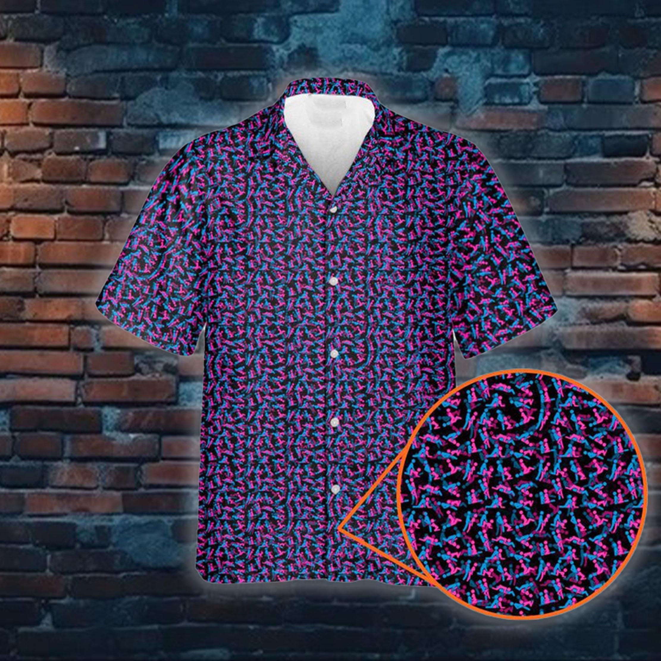 Exercise in the Midnight Hawaiian Shirt, Sexual Positions Pattern