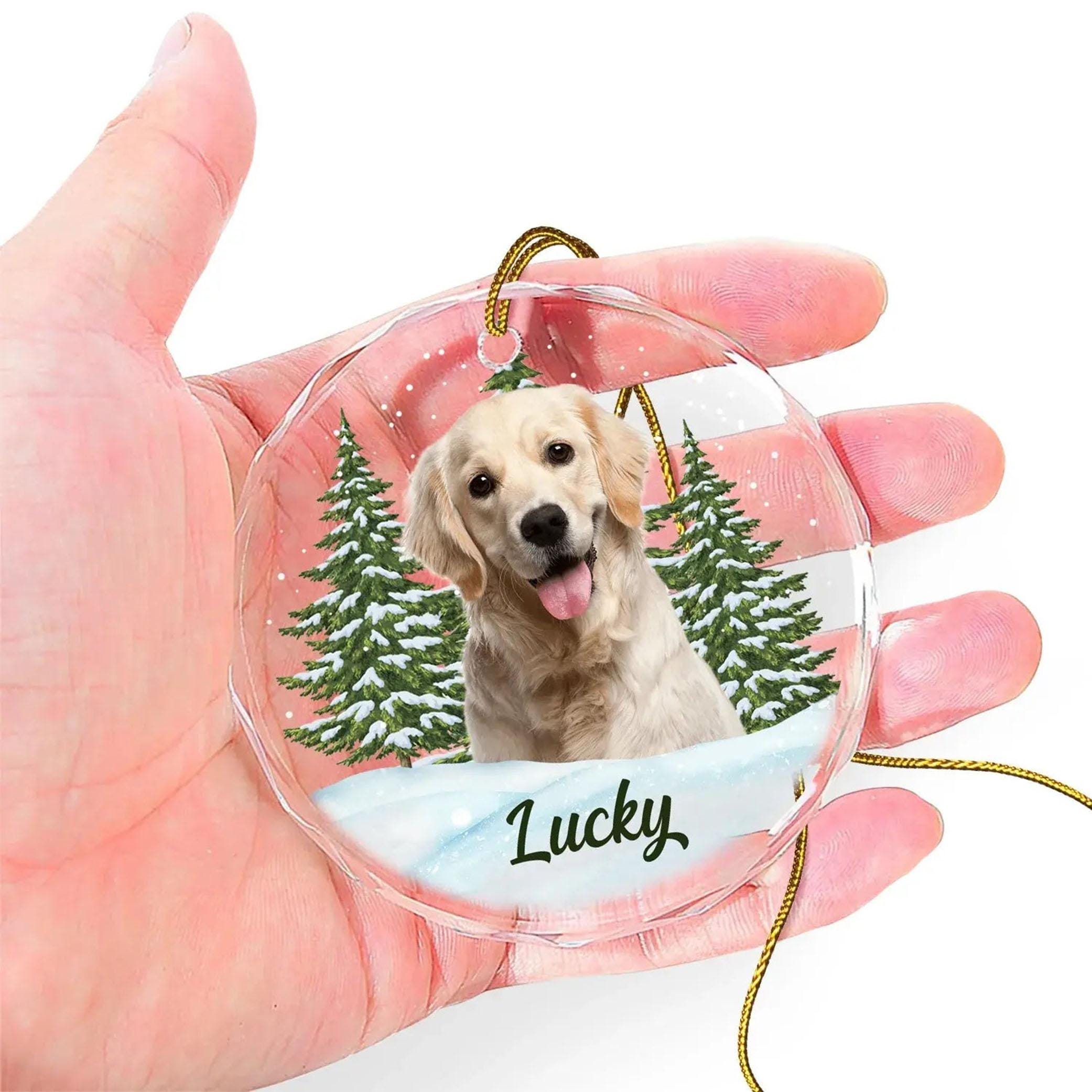 Custom Photo Pet Face, Christmas Gift For Dog Lovers, Cat Lovers