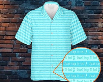 Funny Just Tap It In Hawaiian Shirt, Movies Quote Hawaiian Shirt, Golf Hawaiian Shirt , Happy Gilmore Hawaiian Shirt, Golf Player Gifts