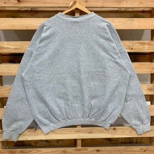 Vintage IBM Graphic Hanes Crewneck Sweatshirt Jumper Pullover Sweater Grey Colour Size Fits Large XLarge image 7