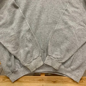 Vintage IBM Graphic Hanes Crewneck Sweatshirt Jumper Pullover Sweater Grey Colour Size Fits Large XLarge image 6