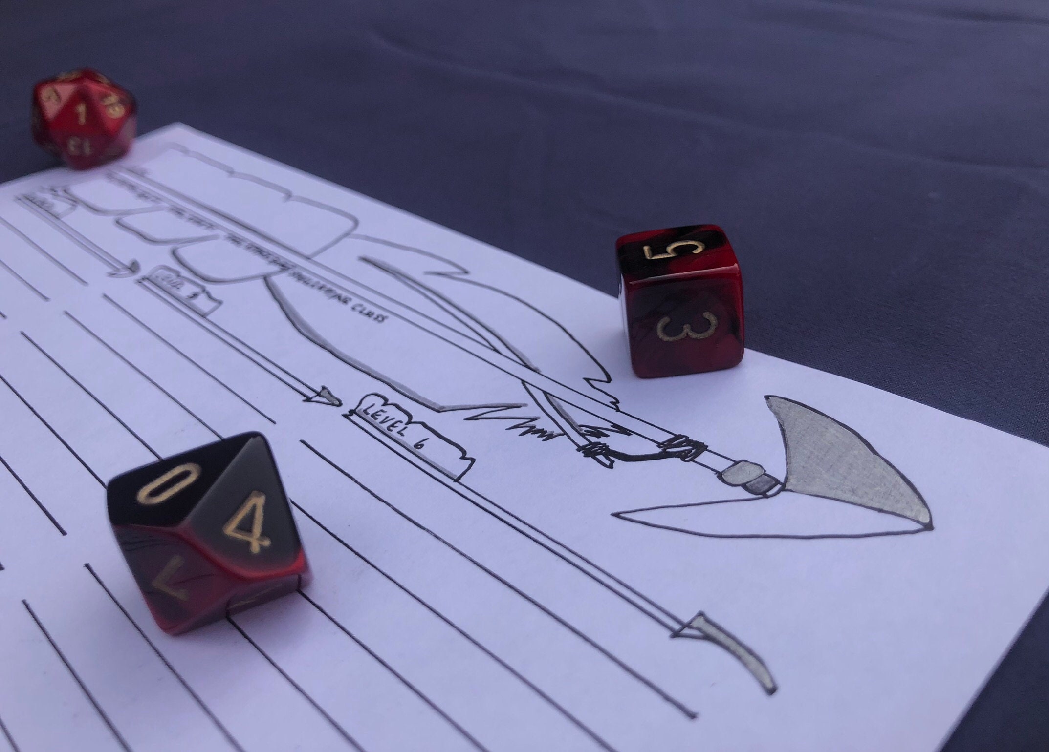 D D Character Sheet Etsy