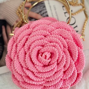 Bolso de crochet hecho a mano, bolso de crochet, regalo para amantes del crochet, regalo para madre, regalo para amiga