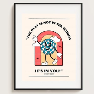 DIGITAL DOWNLOAD | Printable Trendy Theatre Classroom Stella Adler Poster