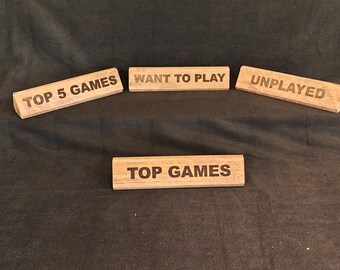 Plato de madera para exhibir tu colección de juegos de mesa