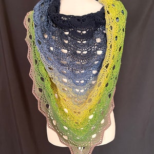 Handmade Crochet Virus Shawl
