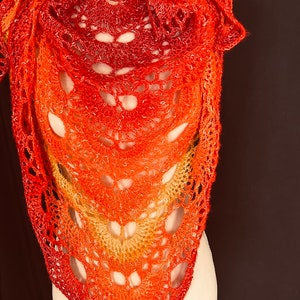 Handmade Crochet Virus Shawl