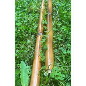 1.5” Diameter Flame Cured Bamboo Pole, Eco-Friendly - 1-7 ft Length