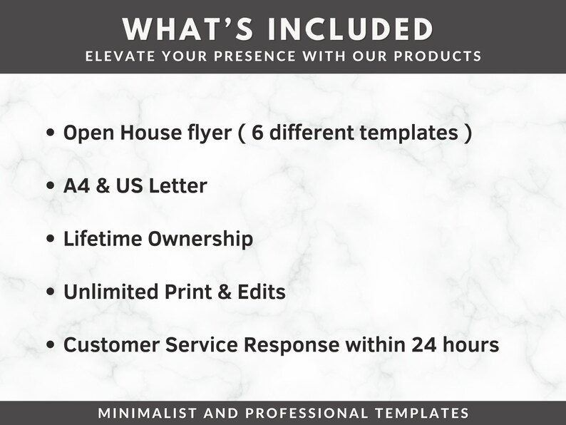 Neighborhood Flyer Templates for Open Houses, Real Estate Canva