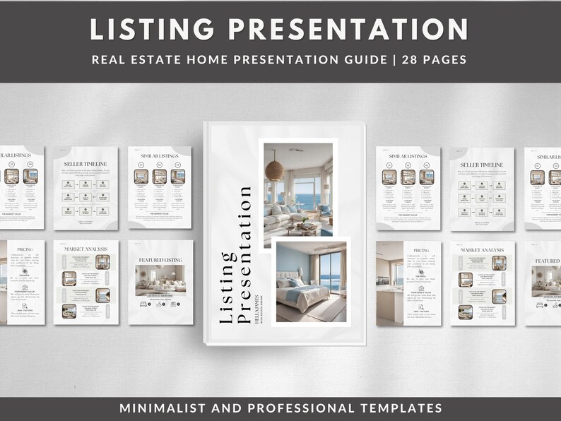 Real Estate Listing Presentation Template, Prelisting Presentation for