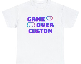 Customizable Game Over t-shirt