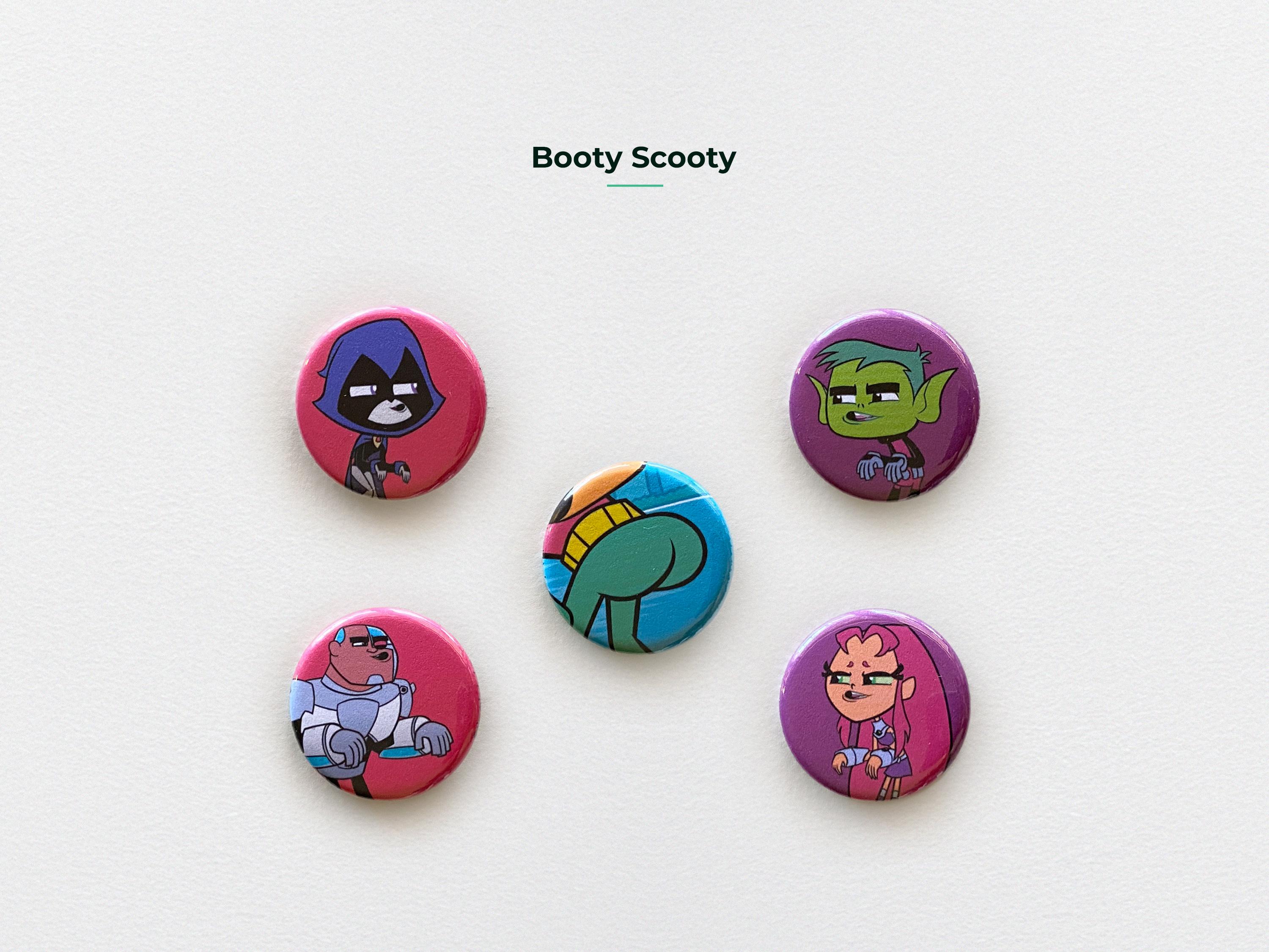 Teen Titans Go! Pin Button Set - Cartoon Inspired Accessories - Etsy