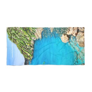 Beach Towel: Cinque Terre Swimming Cove