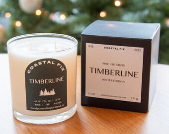 Timberline - Hand-poured soy wax candle based out of Portland, OR.