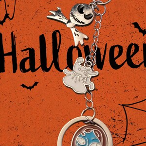 Nightmare before - backpack clip/ keychain