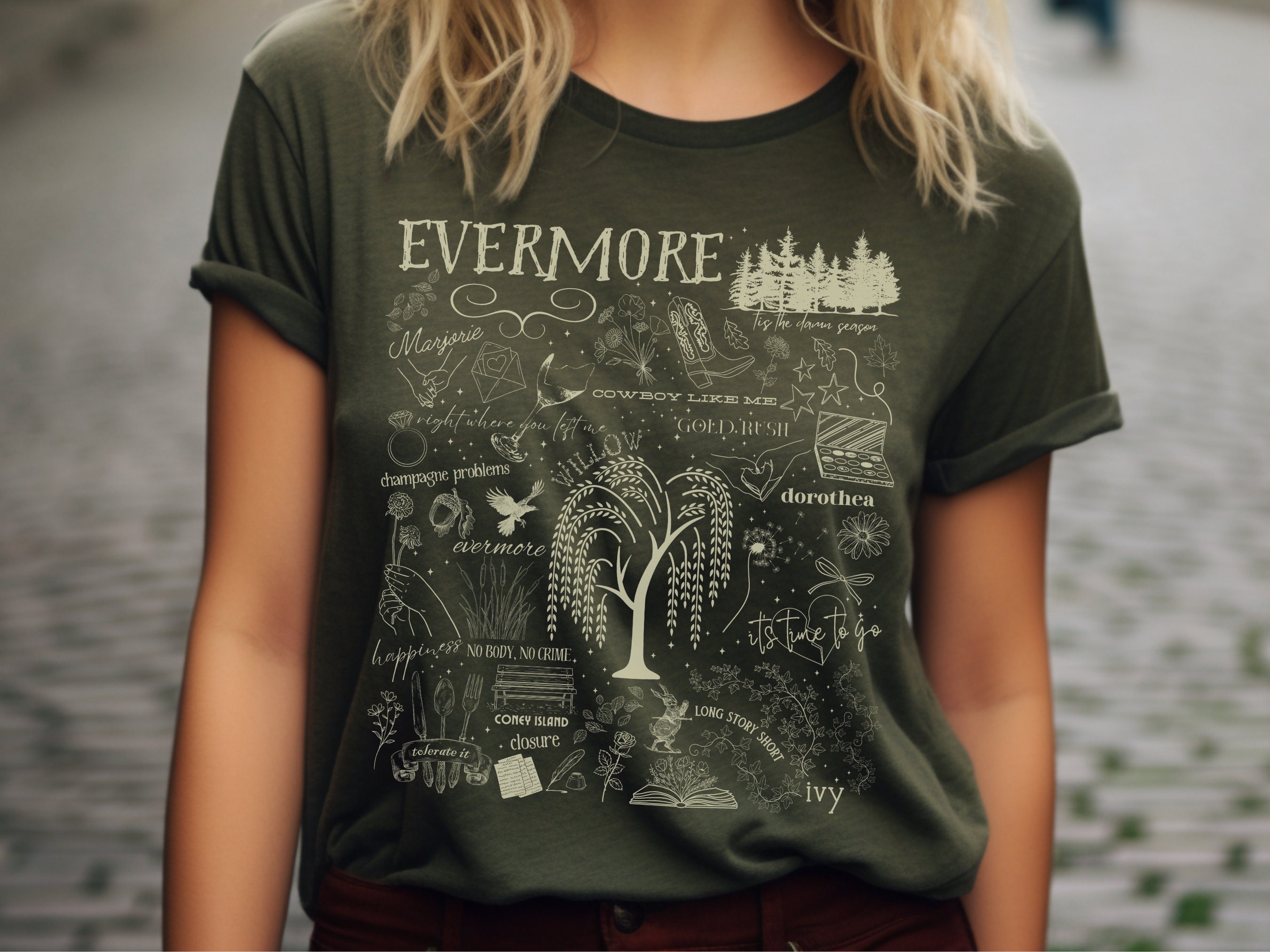 Evermore Album Song Titles Shirt, Evermore Merch, Evermore Shirt, TS Shirt, TS merch, Evermore Shirt, Willow, Evermore Album Shirt