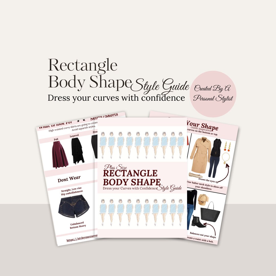 Plus Size Rectangle Body Shape Style Guide 