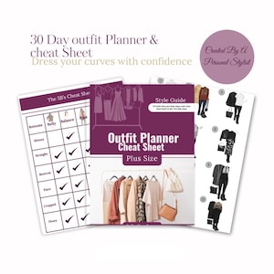 Outfit Planner & Body Shape Cheat Sheet!