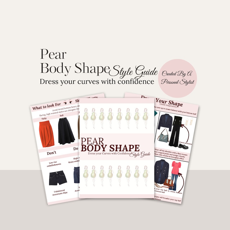 Plus Size Pear Body Shape Style Guide Etsy