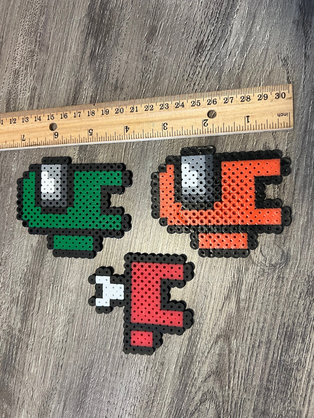 Among Us Set Perler Bead Art Etsy