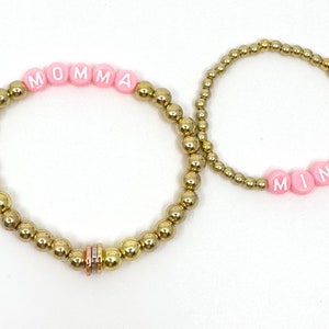 Momma and mini matching bracelets