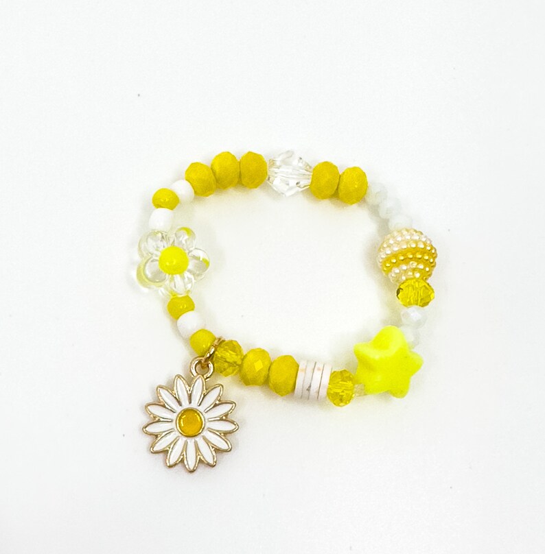 Long Kids Tassel Yellow Embroideried Stylish Chiffon Nail Bead main image 1