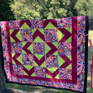 Flowered 44&quot; square Tablecloth