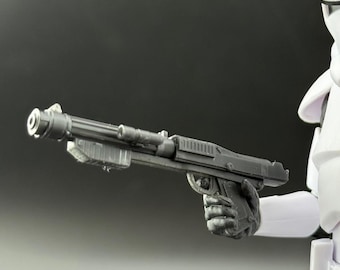 Elite Trooper DC15S Blaster Custom Action Figure Accessory