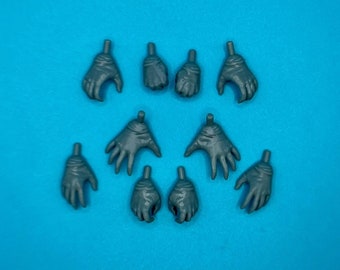 Weibliche behandschuhte Kraft Hände für Action Figuren