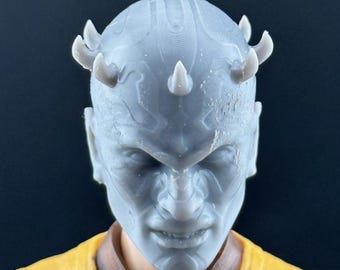 Maul Custom Head Sculpt for Action Figures