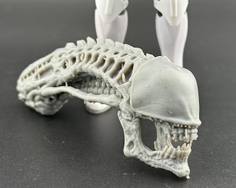Xenomorph Schädel für Actionfiguren