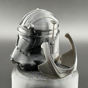 Phase 2 Clone Commander Helmet w/ Removable Visor for Action Figures