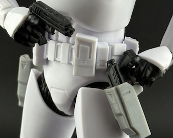 DC17 Blaster & Holsters Custom Action Figure Accessory