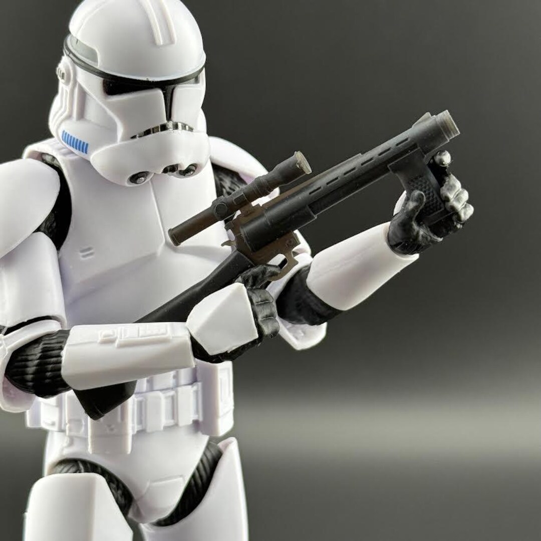 Death Watch Rifle Death Watch Mandalorain Blaster Rifle for Action Figures - Etsy