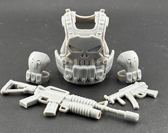 Punisher Vest Kit for Action Figure