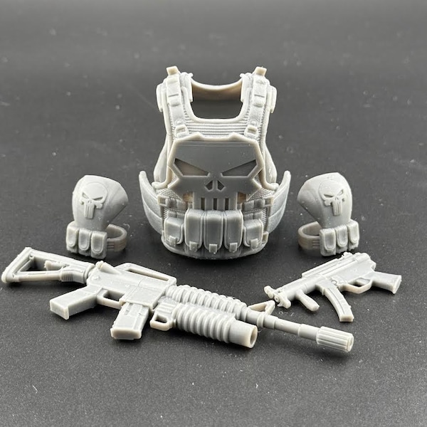 Punisher Vest Kit for Action Figures