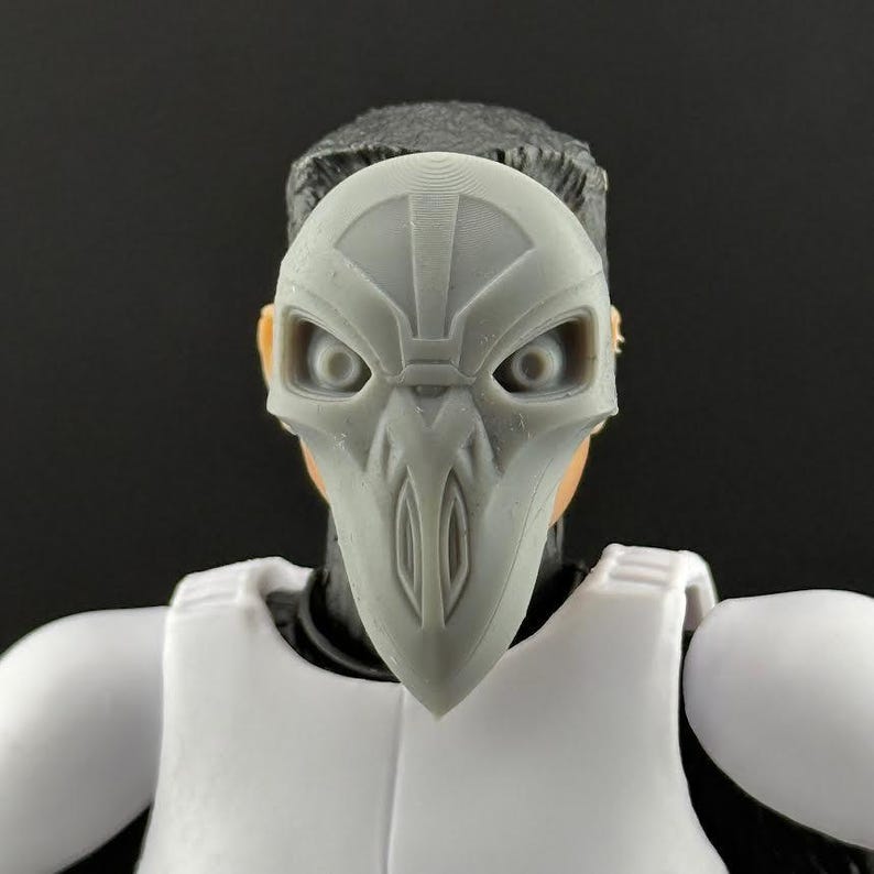 11th Brother Inquisitor Mask Custom Action Figure Accessory image 1