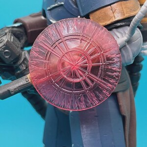 Mando Energy Shield Custom Action Figure Accessory image 6