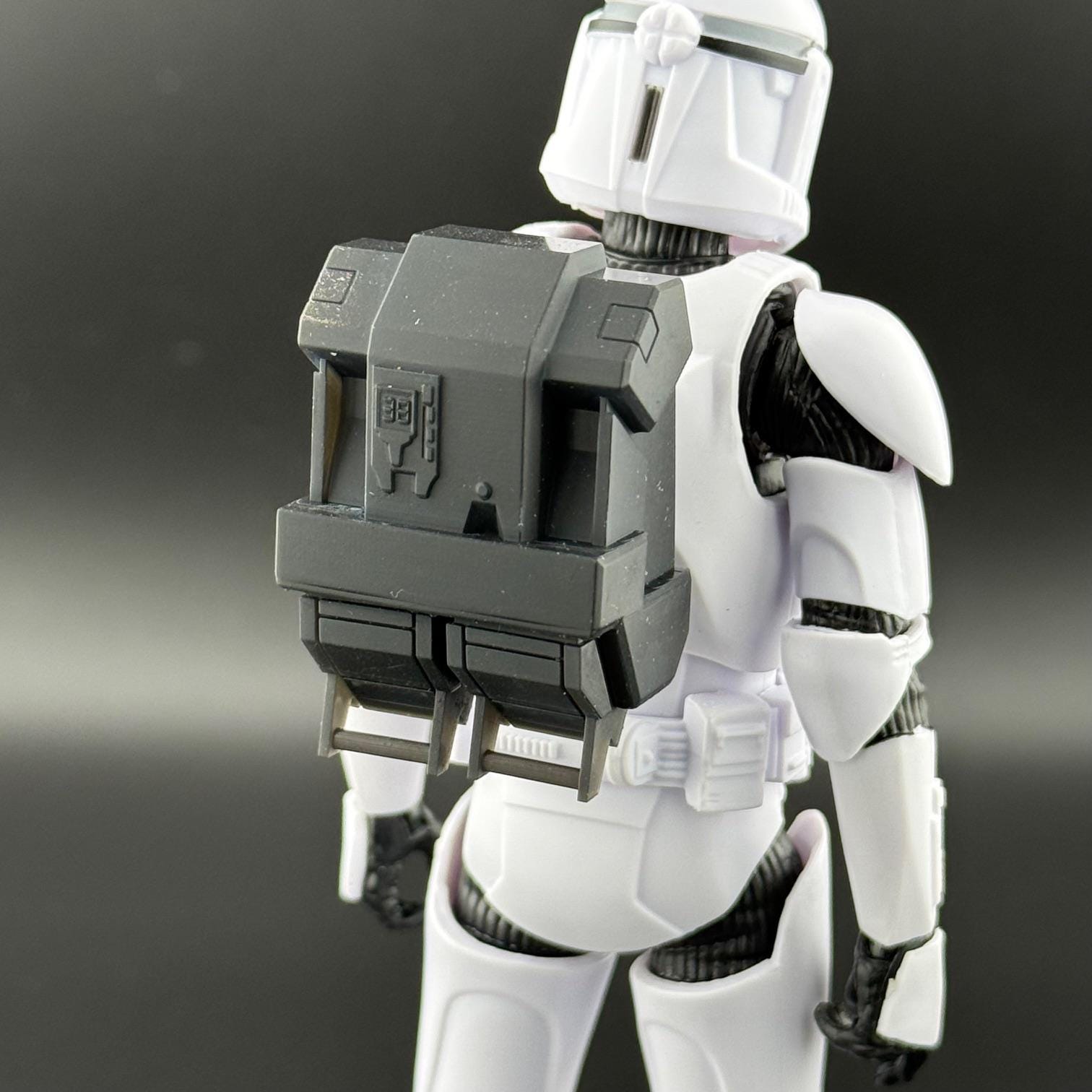 Commando Backpack W/removable Canisters for Action Figures - Etsy