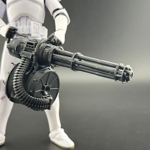 Fallout Minigun for Action Figures