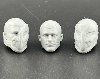 Arcann Custom Head Sculpt for Action Figures