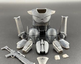 インペリアル スーパーコマンドー キット (1:12 スケール) ブラック